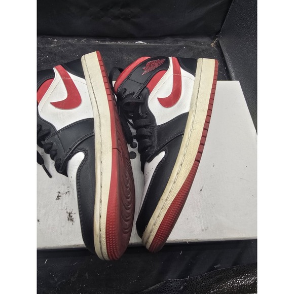 Size 7 - Air Jordan 1 Mid‎ Black Gym Red main image 5